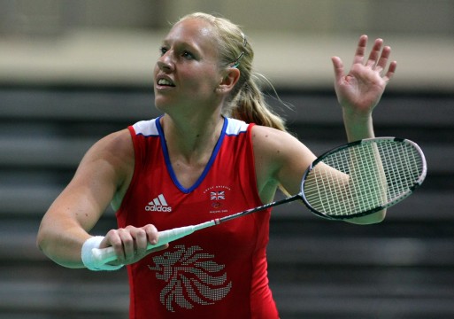 HONOURED: Olympic silver medallist Gail Emms rewarded for services to badminton